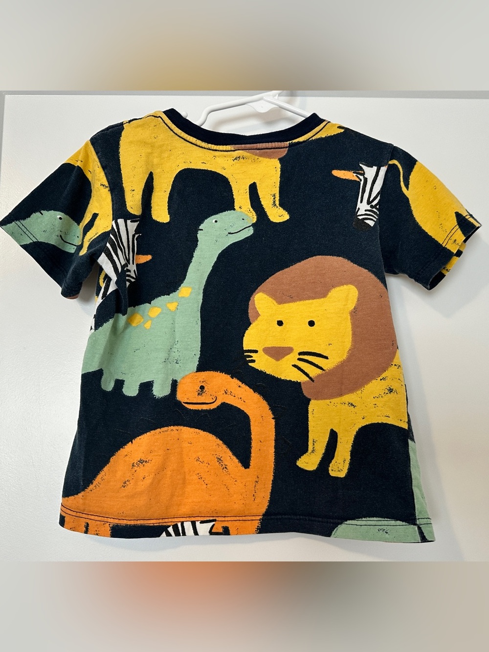 Up Baby Zoo Animal Print Crewneck T-shirt Size 2T Toddler - Picture 2 of 4